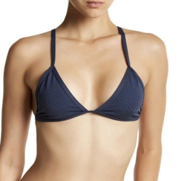 Tavik Jett Triangle Textured Ombre Bikini Top - Picture 1 of 10